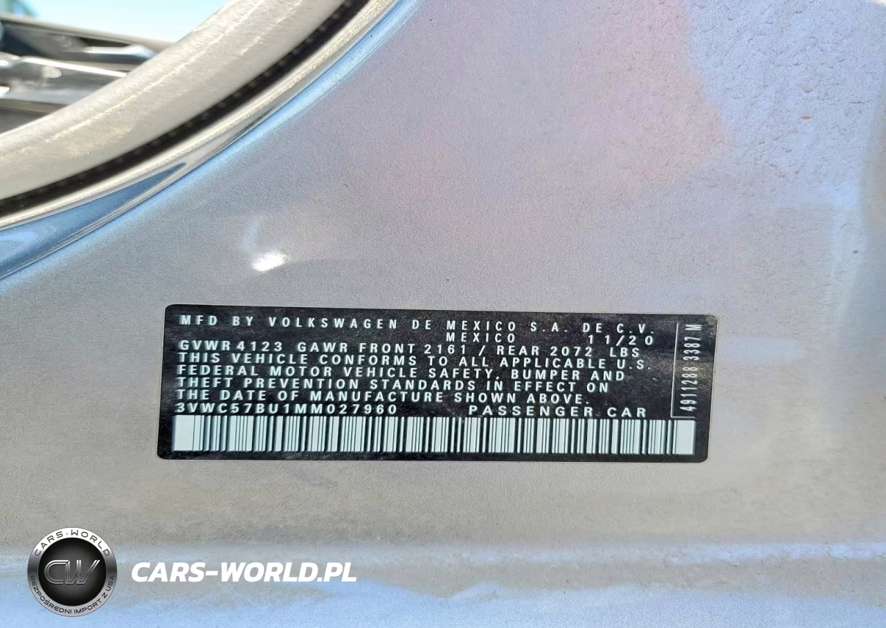 2021 Volkswagen Jetta S VIN:3VWC57BU1MM027960 - 12