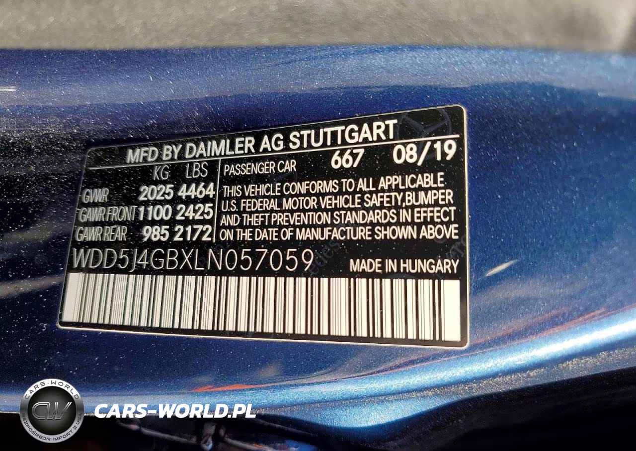 2020 Mercedes-Benz Cla 250 VIN:WDD5J4GBXLN057059 - 12