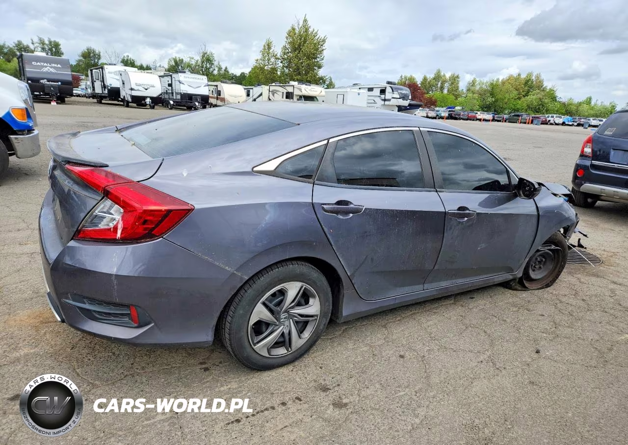 2019 Honda Civic Lx VIN:2HGFC2F62KH533816 - 3