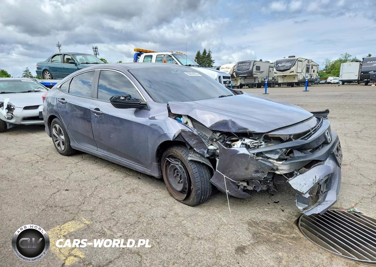 2019 Honda Civic Lx VIN:2HGFC2F62KH533816 - 4