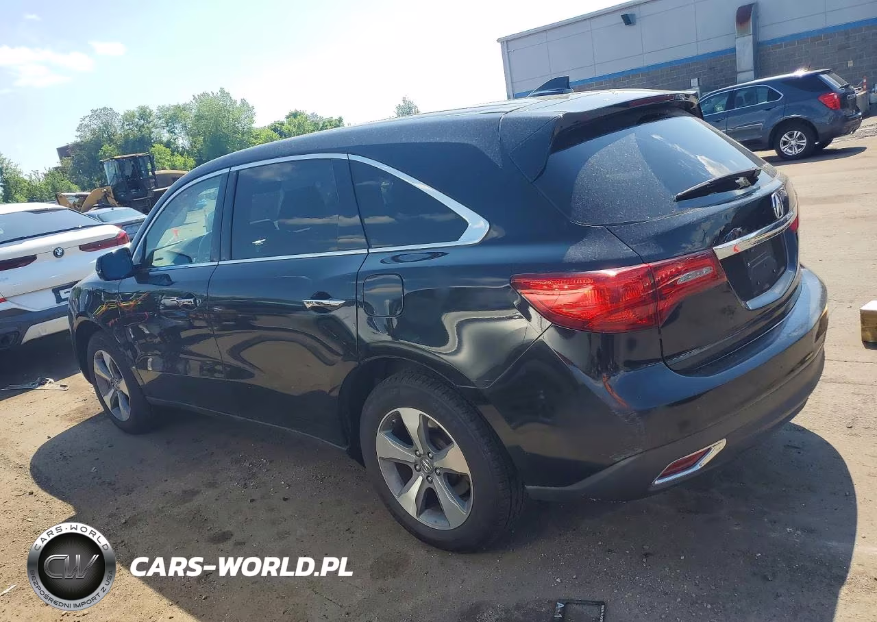 2016 Acura Mdx VIN:5FRYD4H29GB046540 - 2