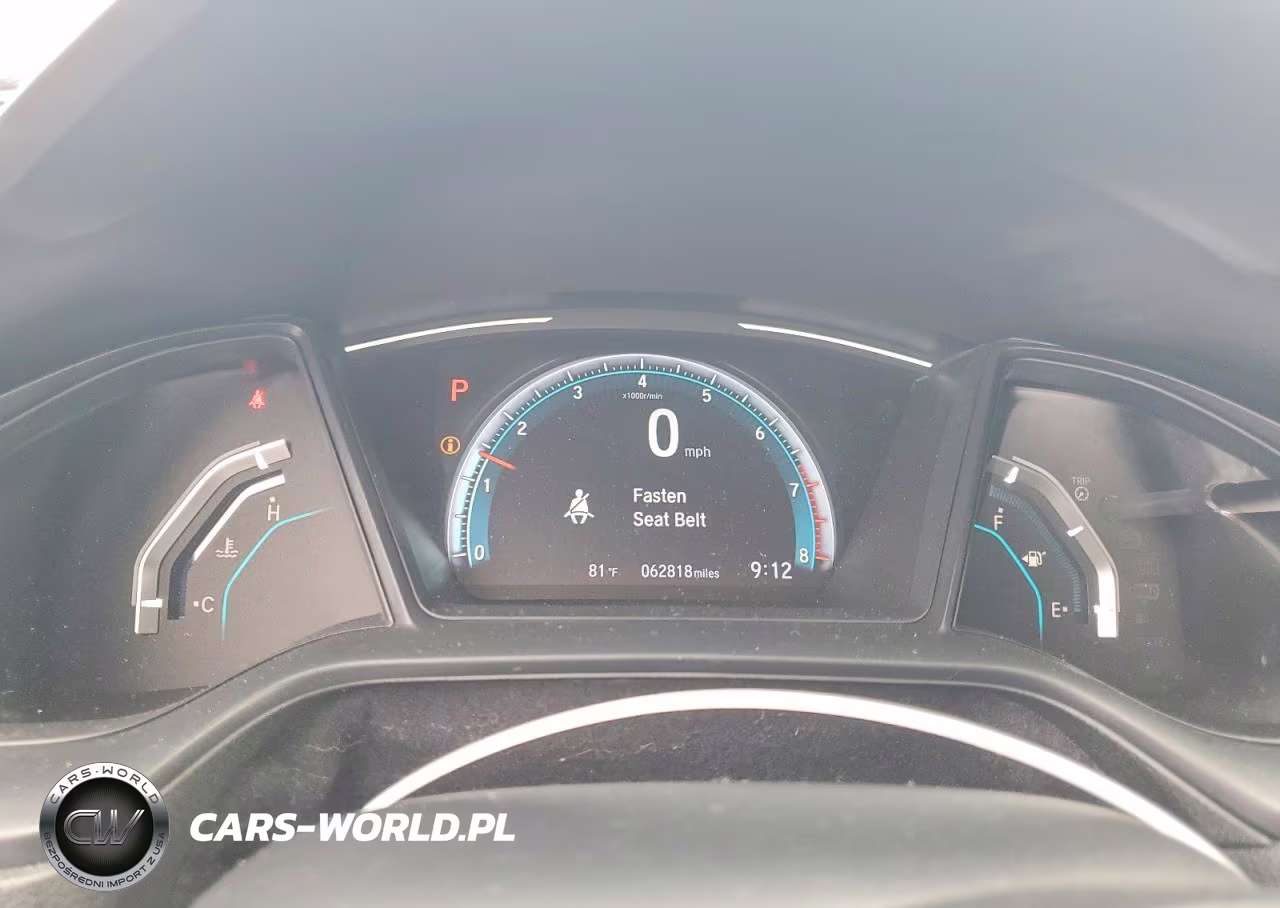 2020 Honda Civic Lx VIN:19XFC2F64LE004394 - 9