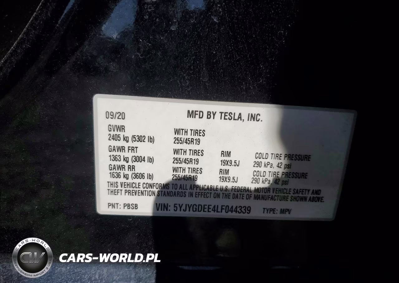 2020 Tesla Model Y VIN:5YJYGDEE4LF044339 - 13