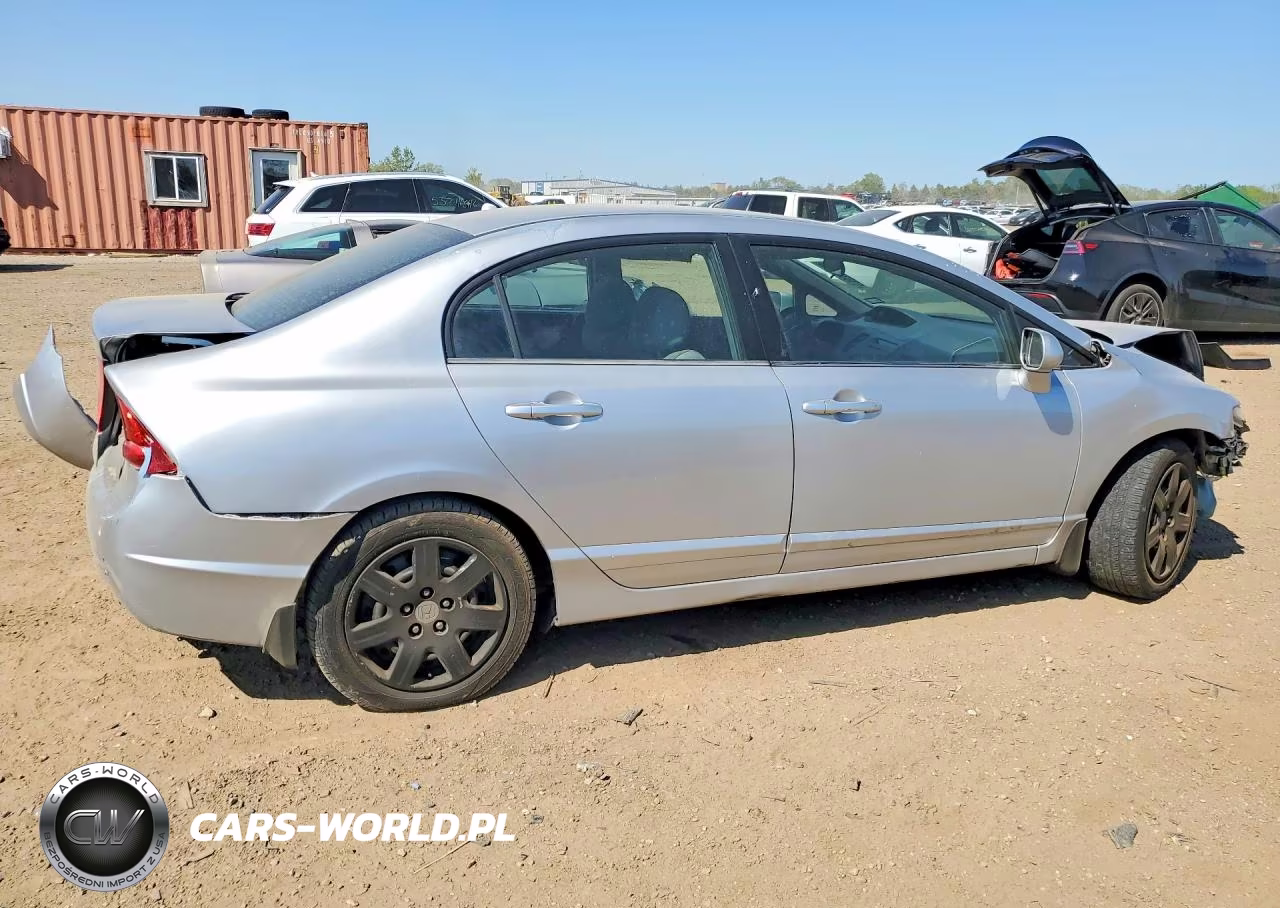 2007 Honda Civic Lx VIN:1HGFA16537L027185 - 3