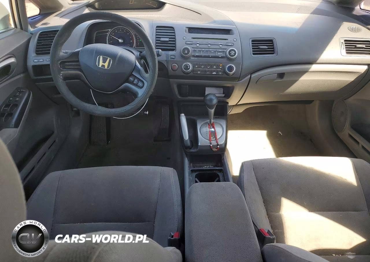2007 Honda Civic Lx VIN:1HGFA16537L027185 - 8