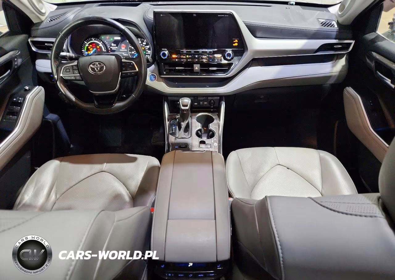 2021 Toyota Highlander Hybrid Platinum VIN:5TDEBRCH7MS050712 - 8