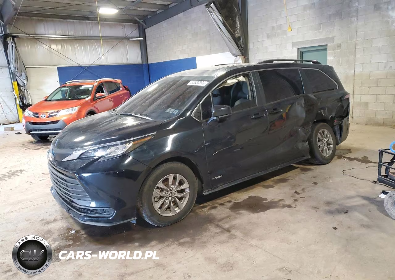 2021 Toyota Sienna Le 8-Passenger VIN:5TDBRKEC6MS051146 - 1