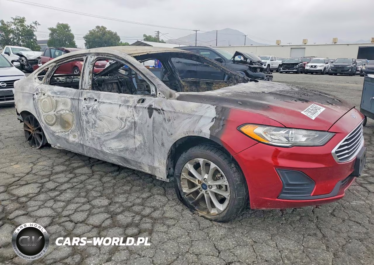 2019 Ford Fusion Se VIN:3FA6P0LU1KR221121 - 4