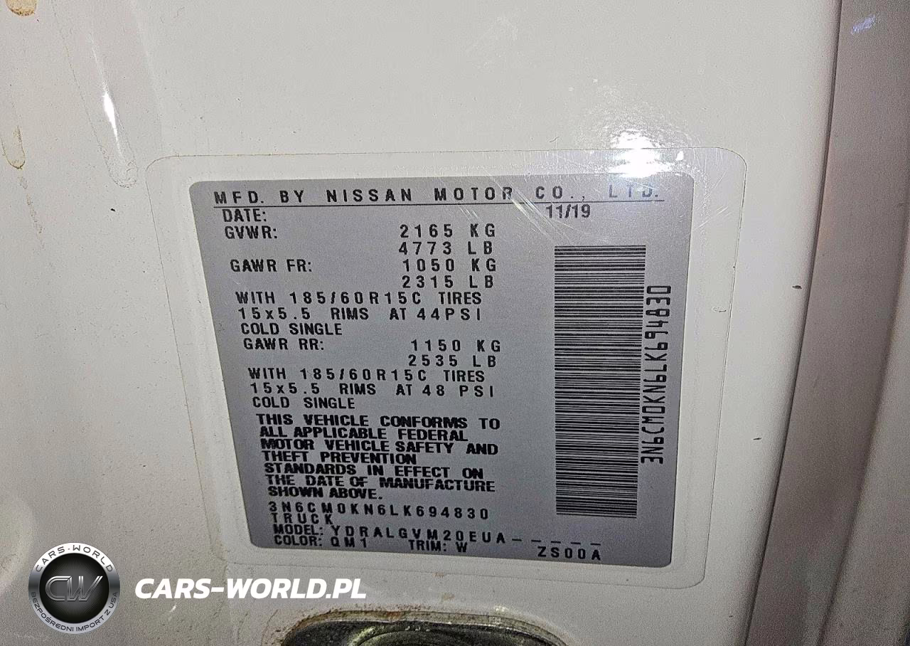 2020 Nissan Nv200 Sv VIN:3N6CM0KN6LK694830 - 13