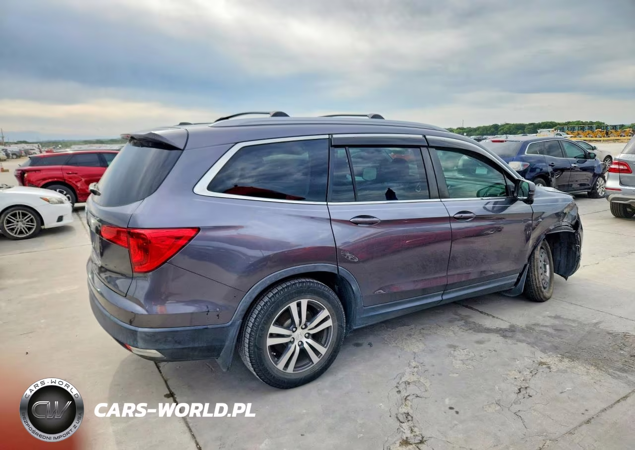 2017 Honda Pilot Exl VIN:5FNYF5H56HB025593 - 3