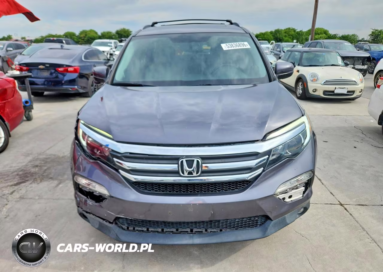 2017 Honda Pilot Exl VIN:5FNYF5H56HB025593 - 5