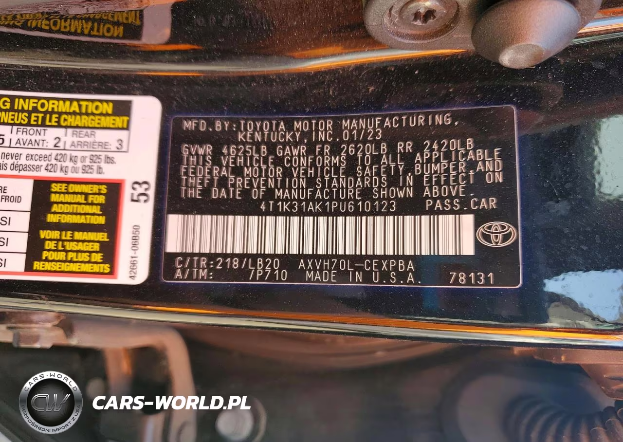 2023 Toyota Camry Xse VIN:4T1K31AK1PU610123 - 12