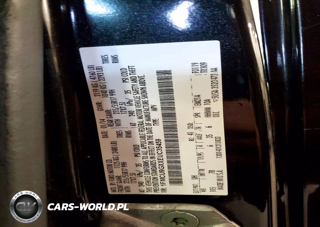 2014 Ford Escape Se VIN:1FMCU9GXXEUC35459 - 13