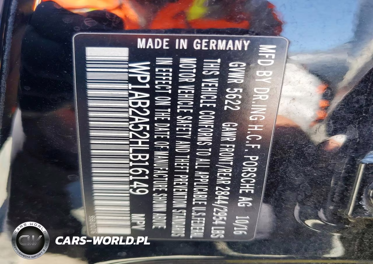 2017 Porsche Macan S VIN:WP1AB2A52HLB16149 - 13