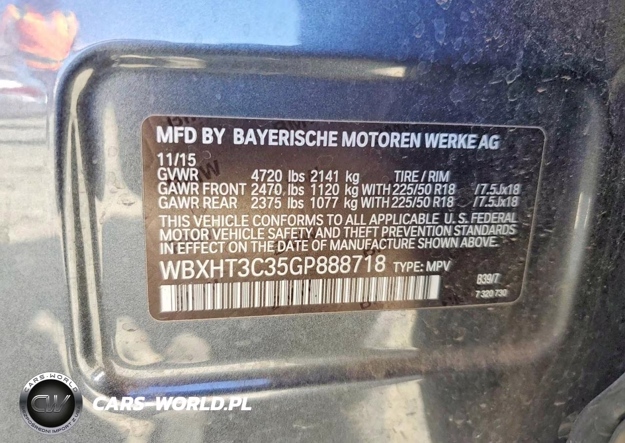 2016 BMW X1 xDrive28I VIN:WBXHT3C35GP888718 - 13