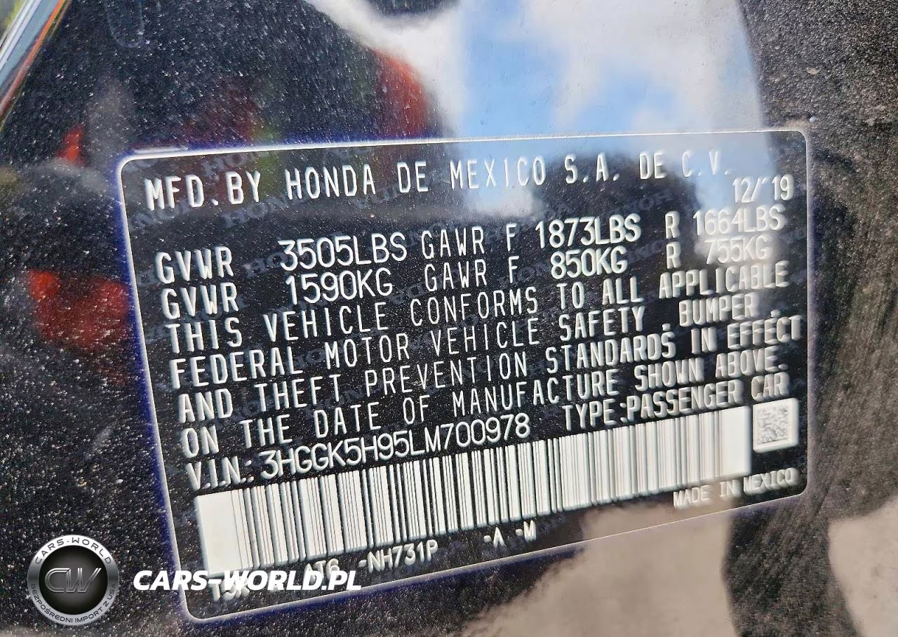2020 Honda Fit Exl VIN:3HGGK5H95LM700978 - 14