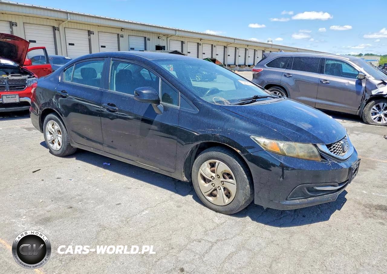 2013 Honda Civic Lx VIN:2HGFB2F58DH591703 - 4
