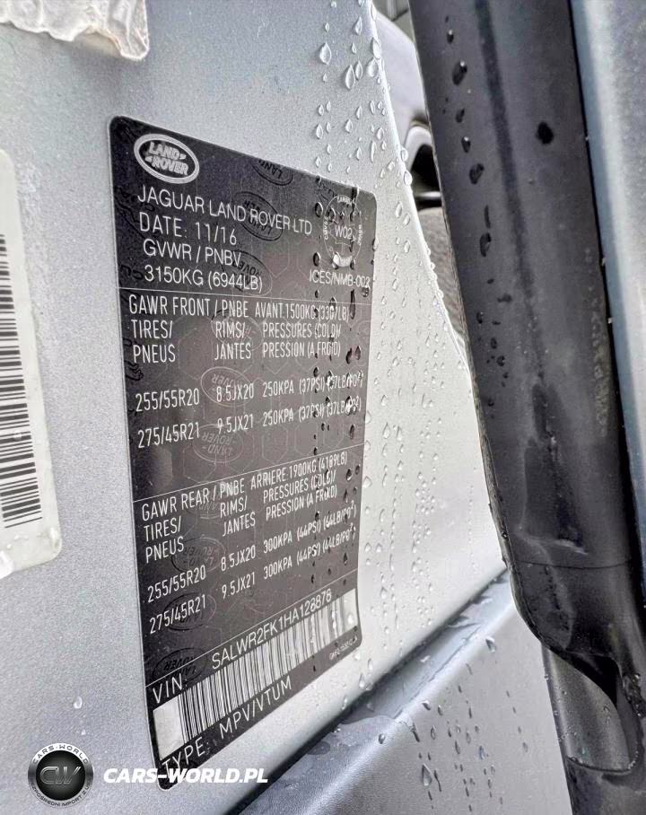 2017 Land Rover Range Rover Sport Hse VIN:SALWR2FK1HA128878 - 13