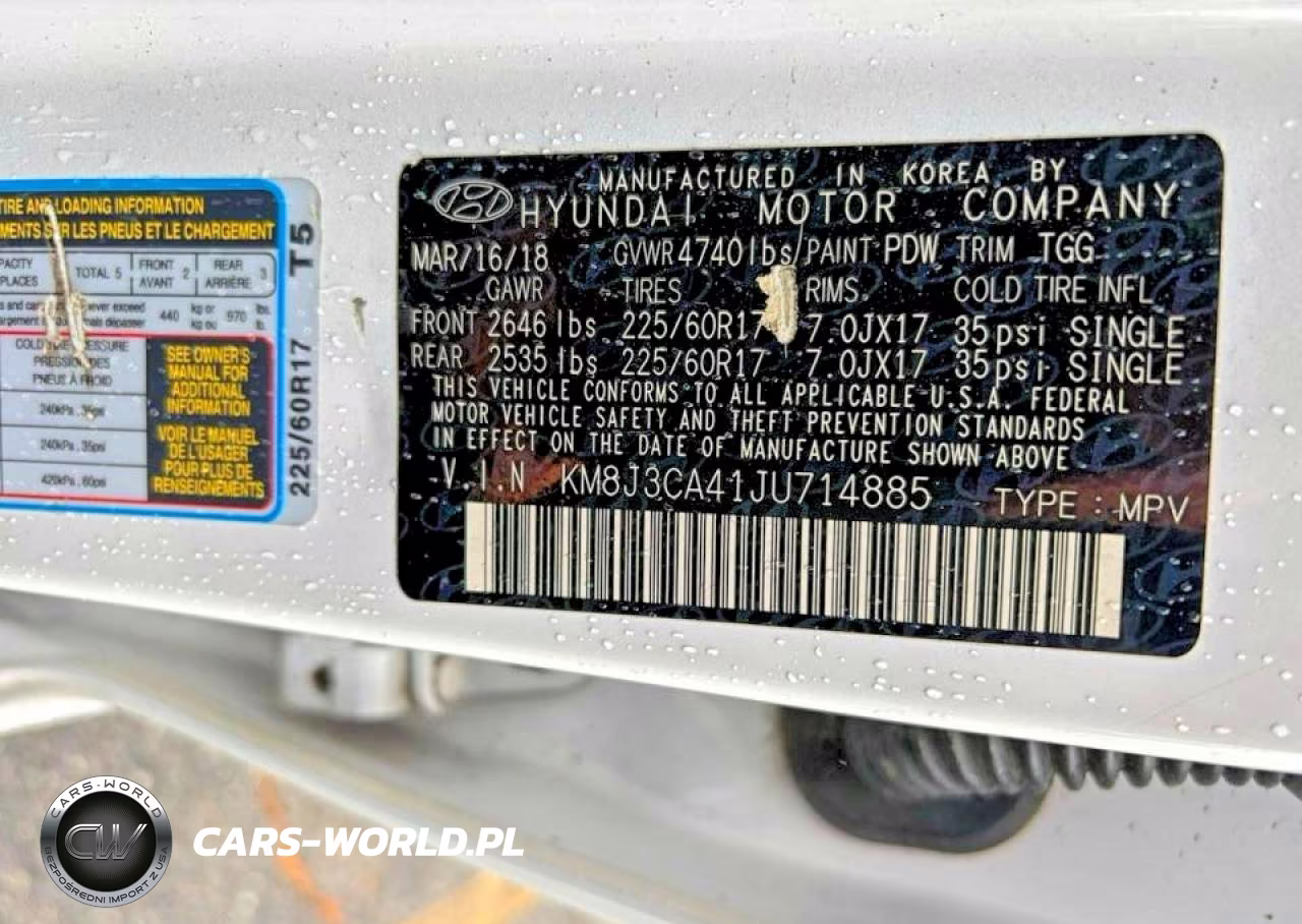 2018 Hyundai Tucson Sel VIN:KM8J3CA41JU714885 - 10