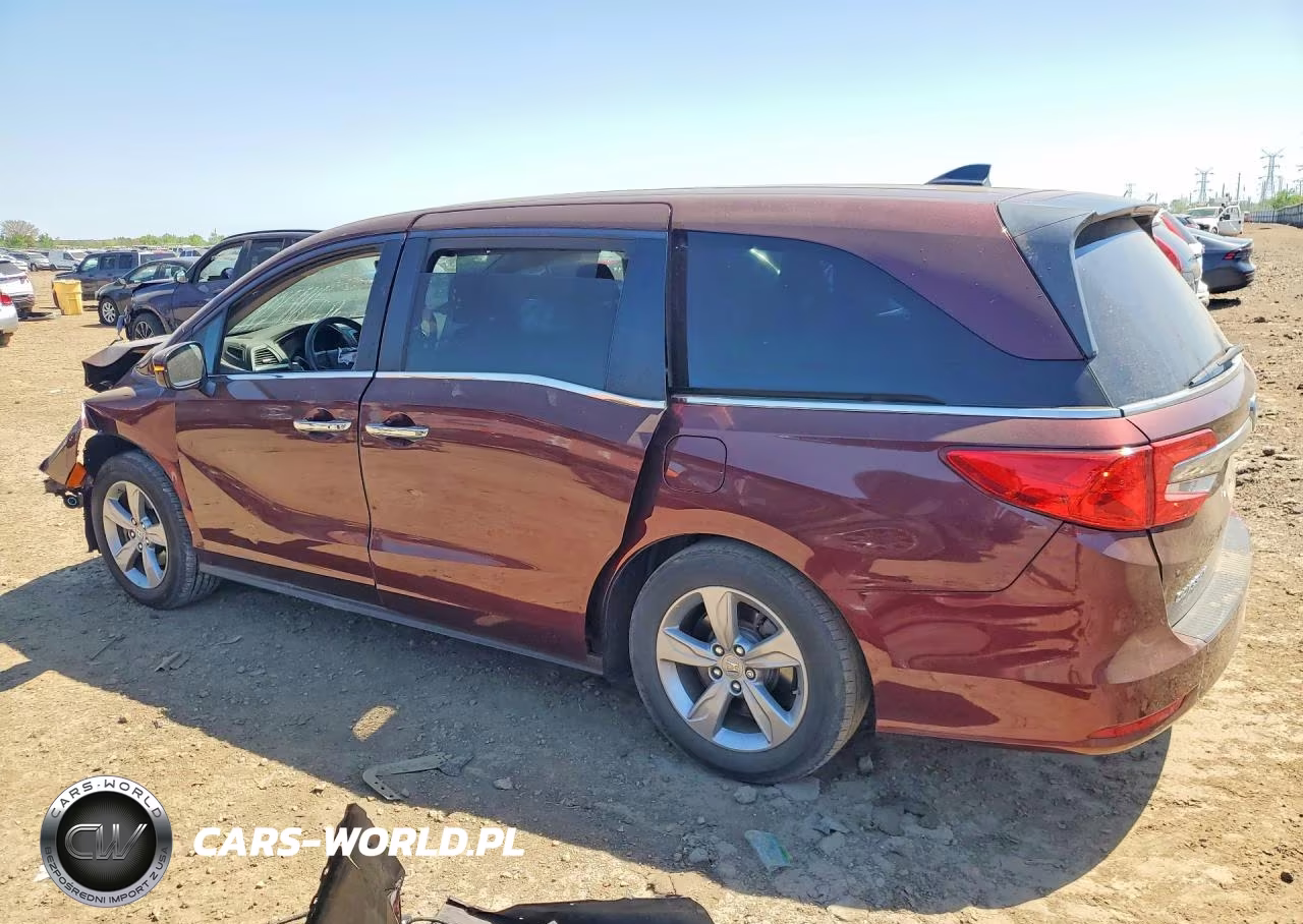 2019 Honda Odyssey Exl VIN:5FNRL6H77KB121907 - 2