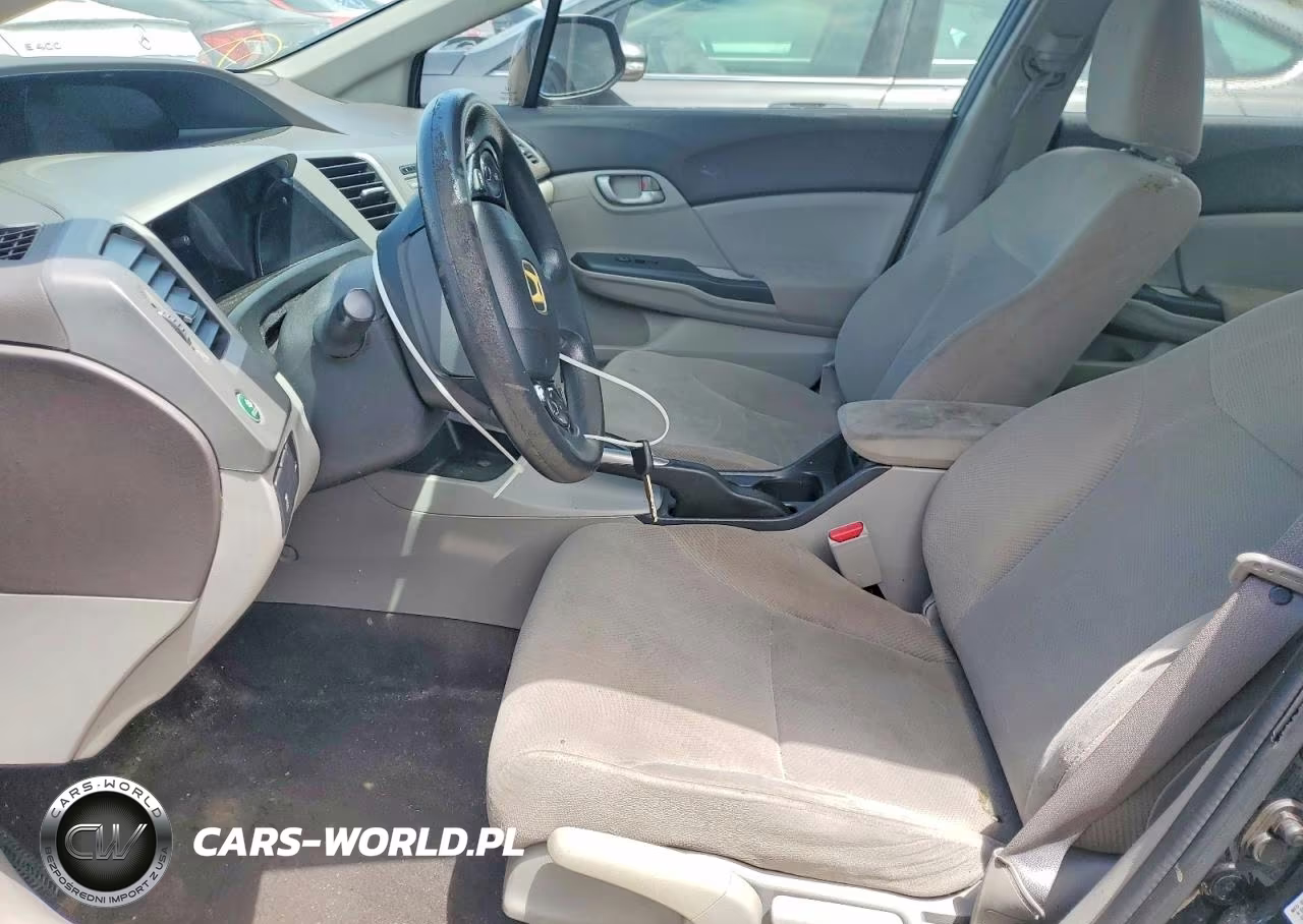 2012 Honda Civic Lx VIN:2HGFB2F53CH310812 - 7