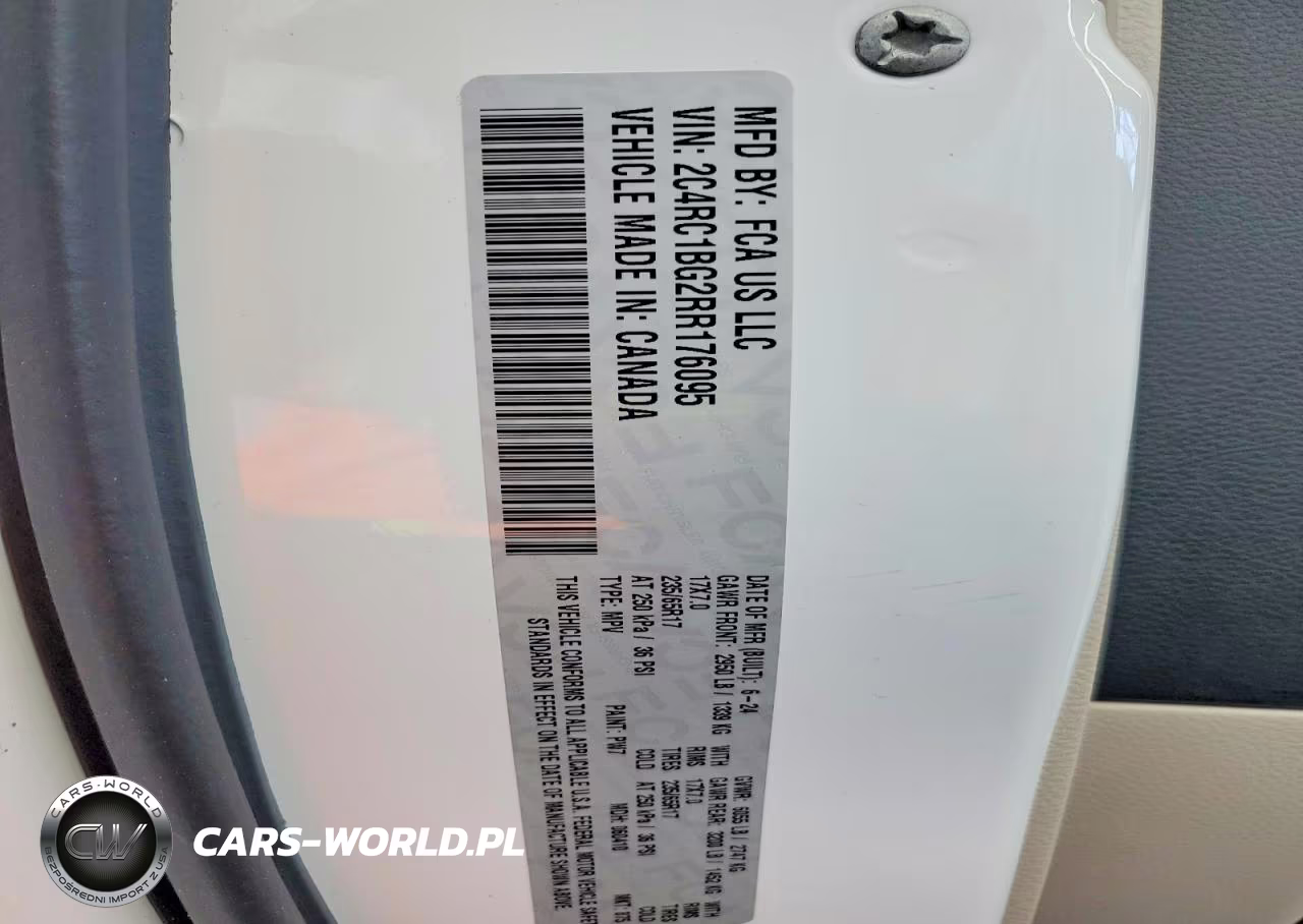 2024 Chrysler Pacifica Touring L VIN:2C4RC1BG2RR176095 - 13