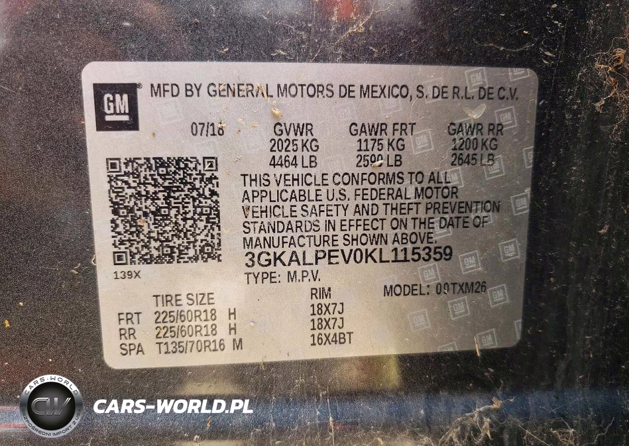 2019 GMC Terrain Slt VIN:3GKALPEV0KL115359 - 14