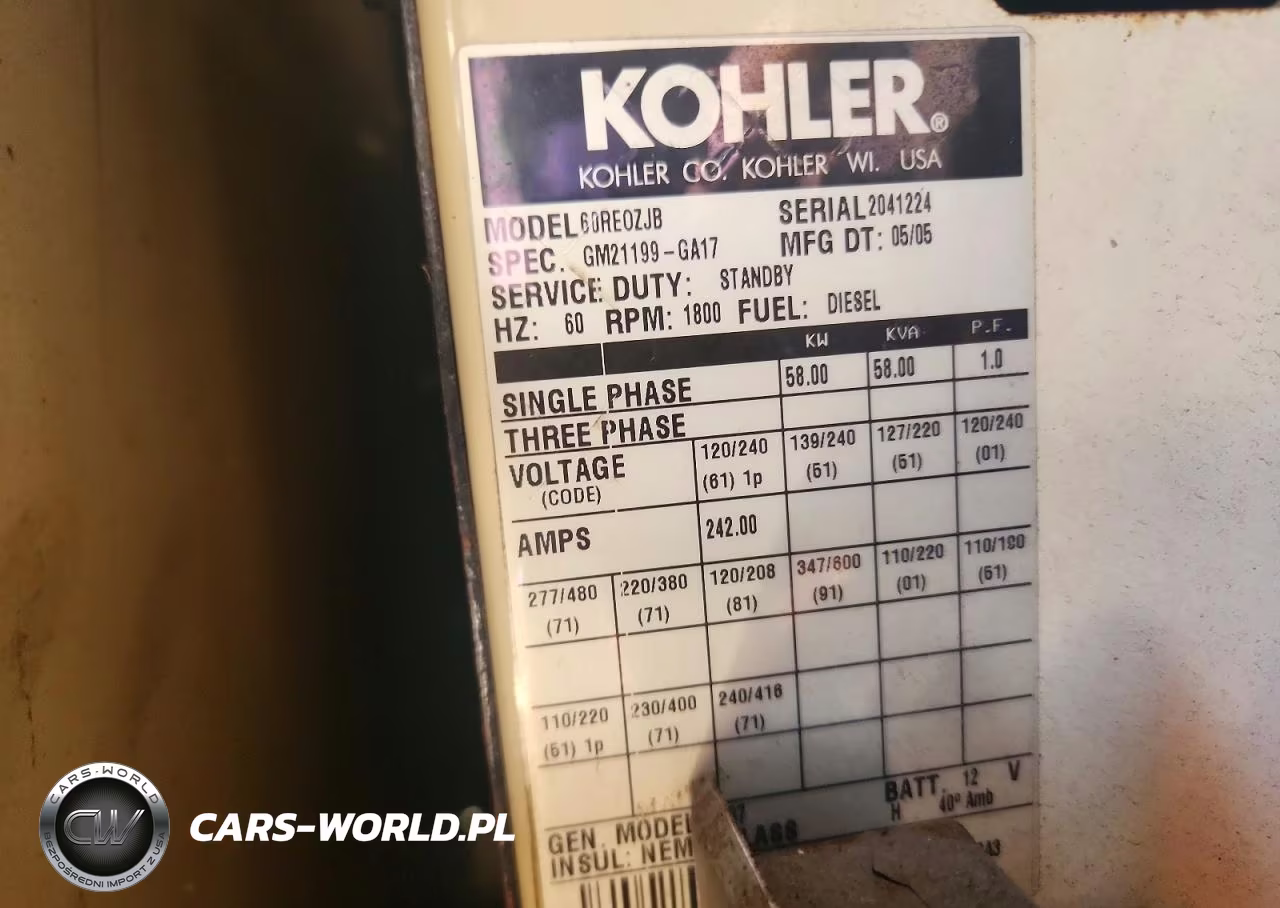 2005 Kohler Industrial VIN:1S9ST132851910216 - 10