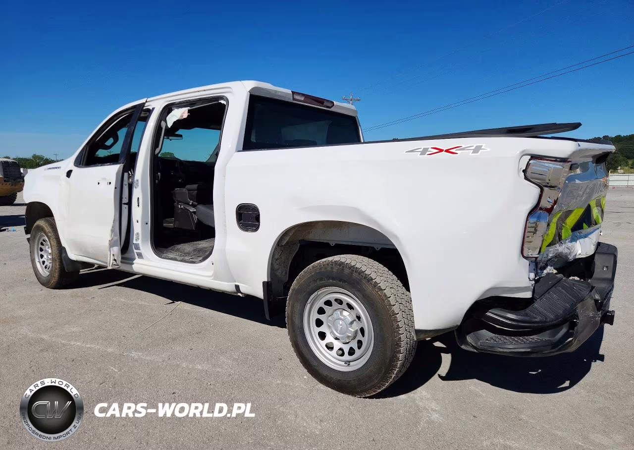 2023 Chevrolet Silverado K1500 4Wd 2.7L 4C Yl VIN:1GCPDAEK0PZ293889 - 2