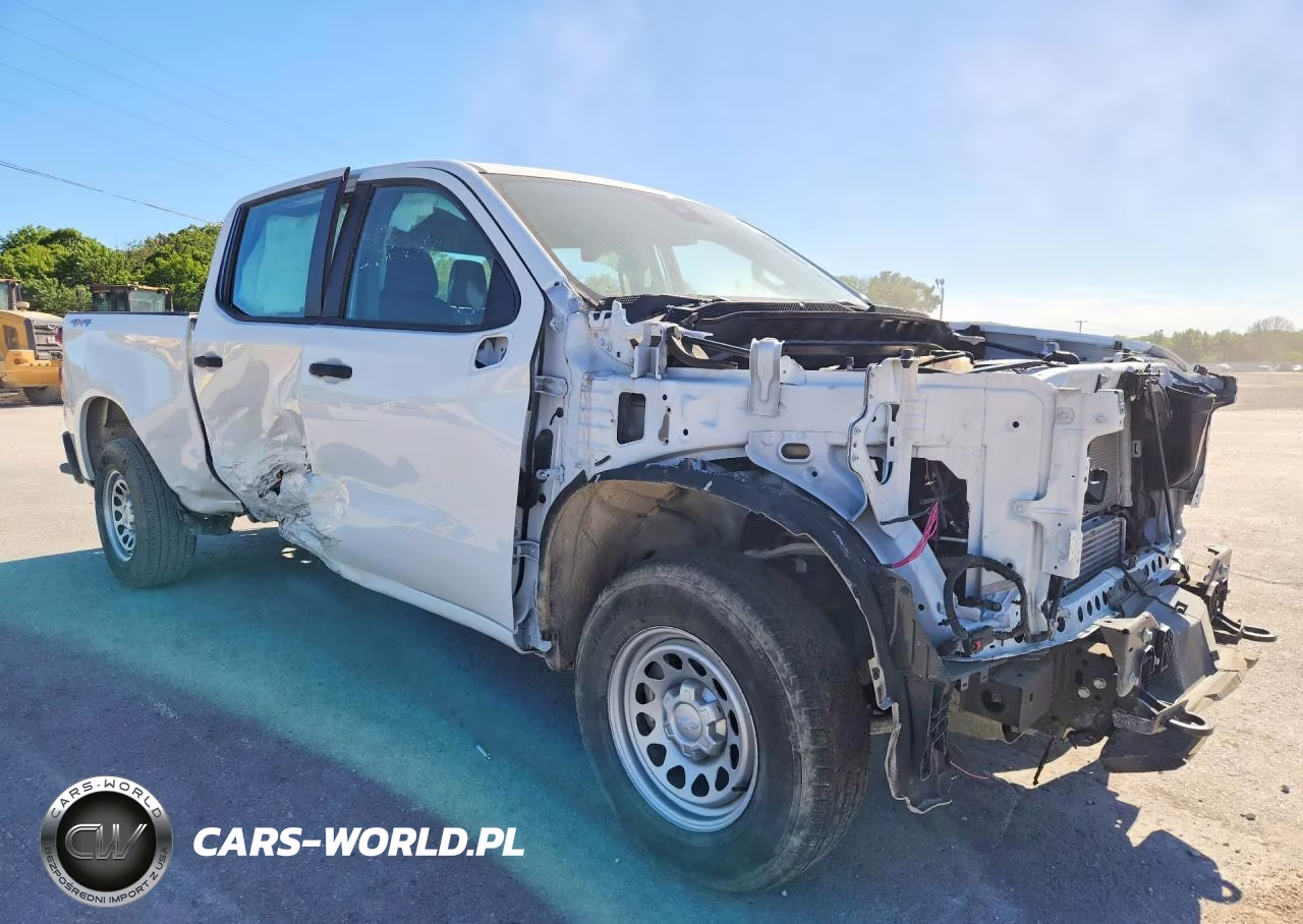 2023 Chevrolet Silverado K1500 4Wd 2.7L 4C Yl VIN:1GCPDAEK0PZ293889 - 4