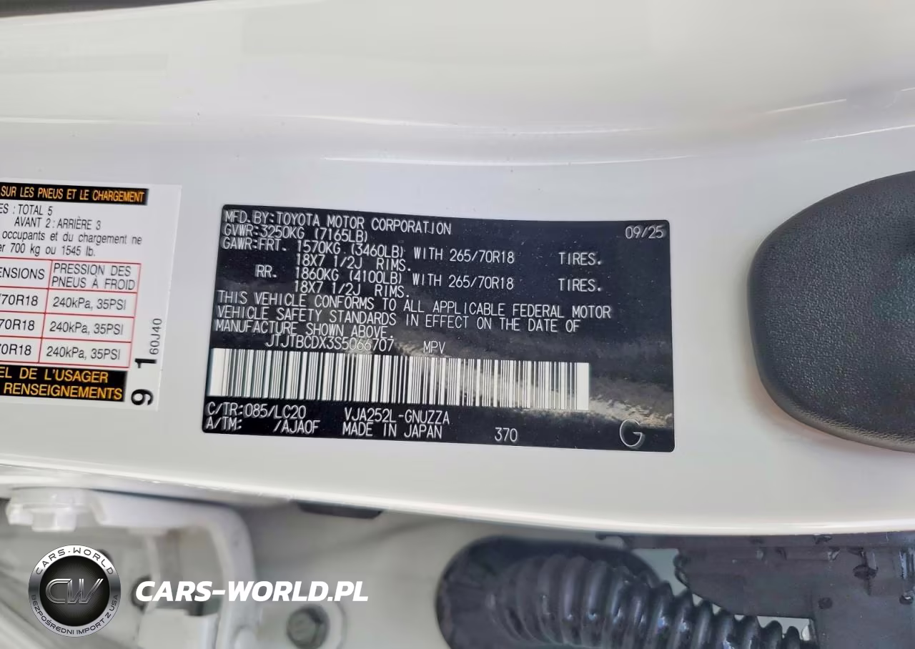 2025 Lexus Gx 550 Overtrail VIN:JTJTBCDX3S5066707 - 13