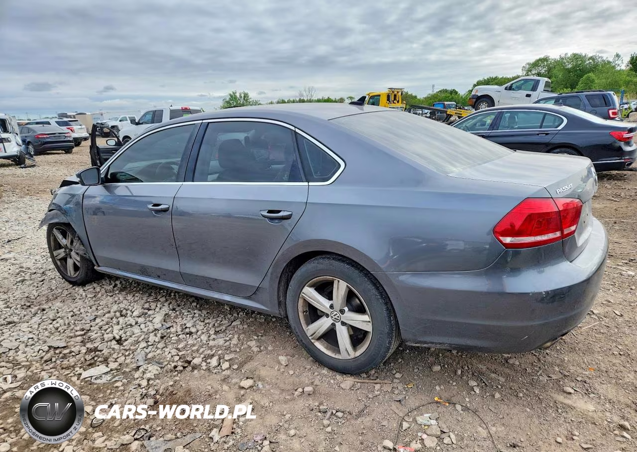 2012 Volkswagen Passat Se VIN:1VWBP7A31CC011630 - 2