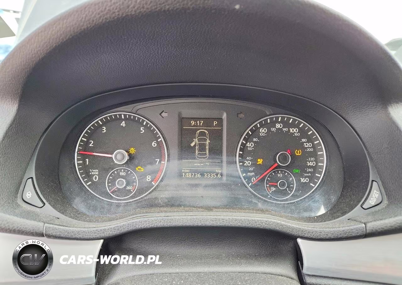 2012 Volkswagen Passat Se VIN:1VWBP7A31CC011630 - 9