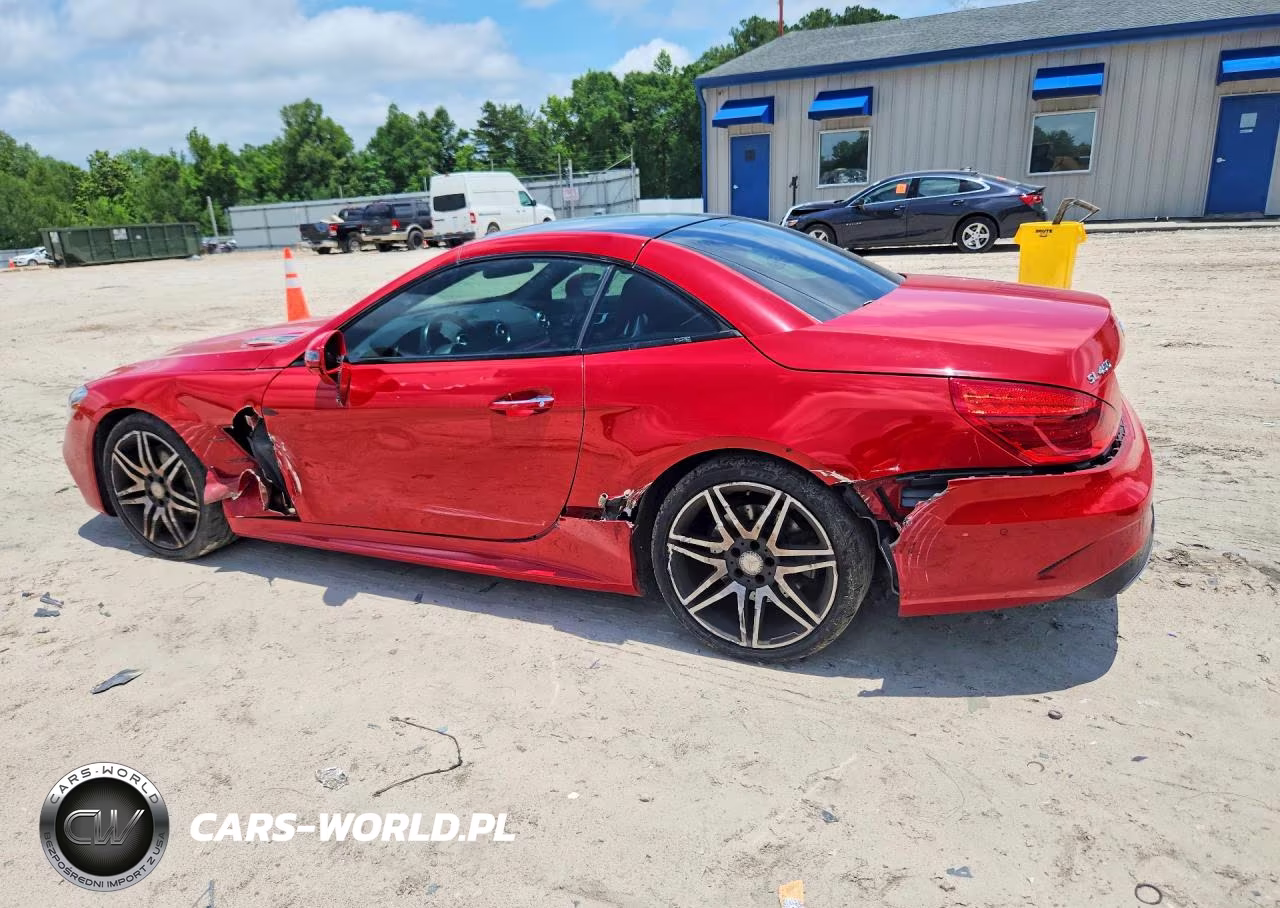 2017 Mercedes-Benz Sl 450 VIN:WDDJK6GA6HF045135 - 2