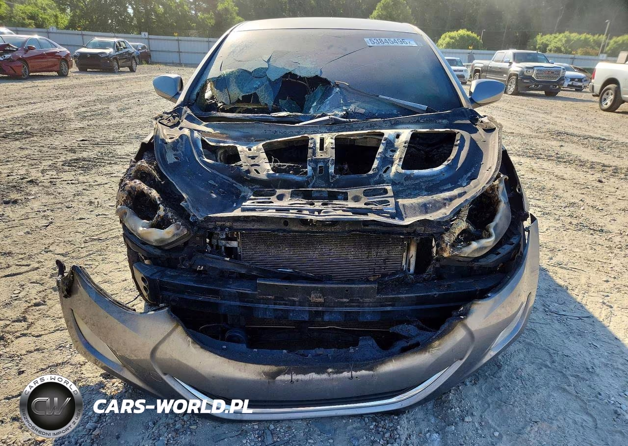 2012 Hyundai Elantra Gls VIN:KMHDH4AE3CU337475 - 5