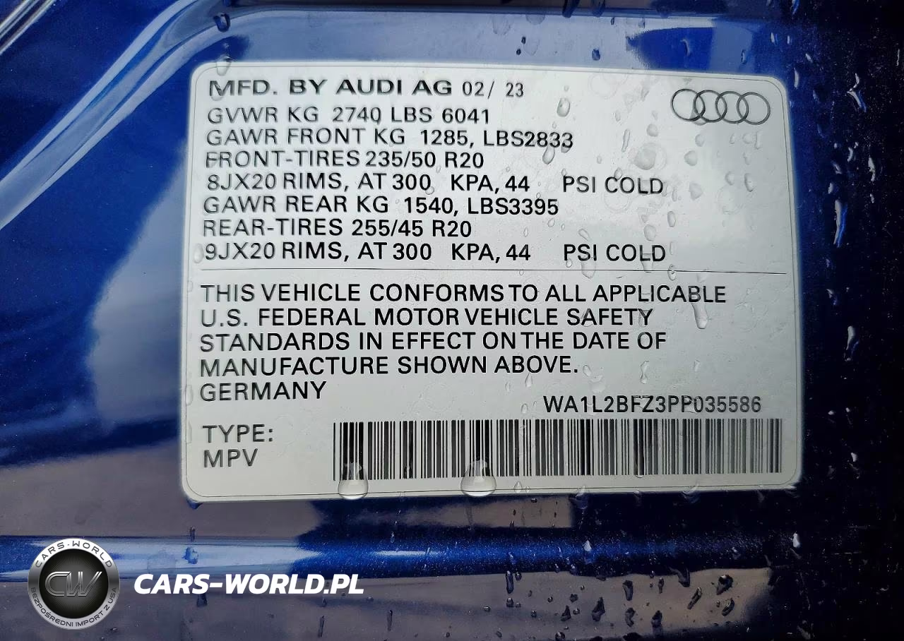 2023 Audi Q4 E-Tron Premium Plus VIN:WA1L2BFZ3PP035586 - 12
