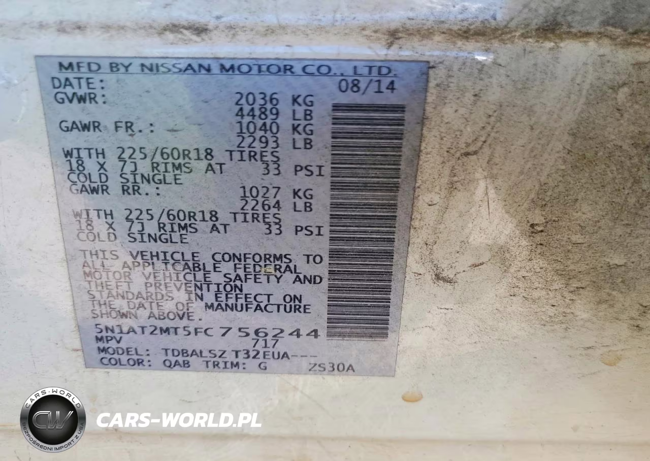 2015 Nissan Rogue Sl VIN:5N1AT2MT5FC756244 - 12