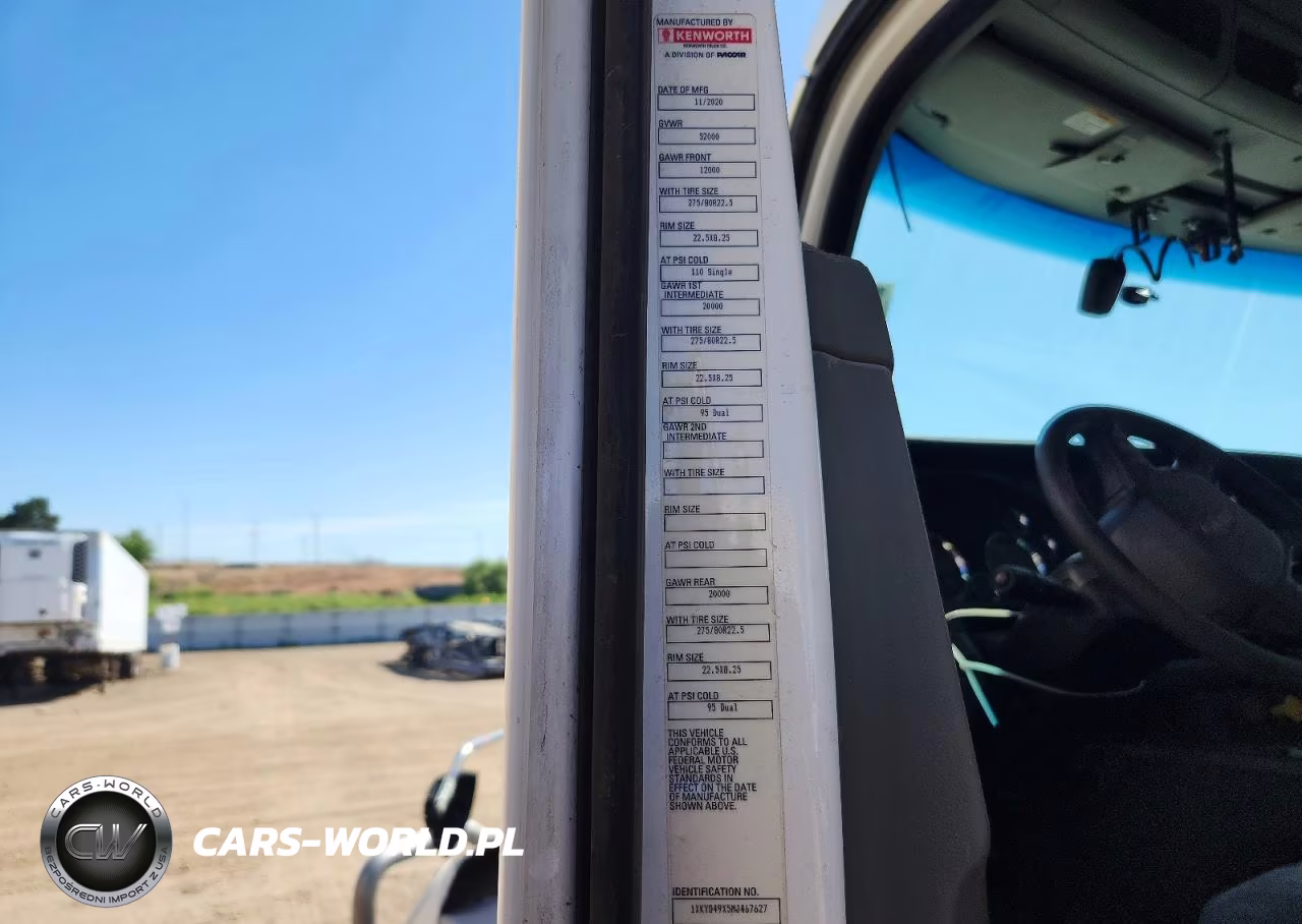 2021 Kenworth T680 Semi Truck VIN:1XKYD49X5MJ467627 - 10