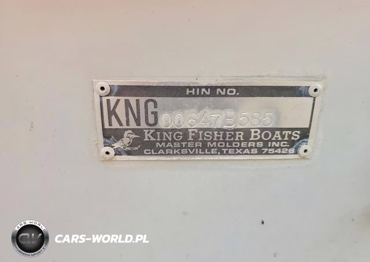 1985 Kingfisher Master Molders Boat VIN:KNG00647B585 - 10