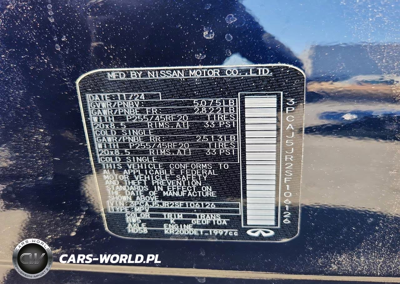 2025 Infiniti Qx55 Luxe VIN:3PCAJ5JR2SF106126 - 13