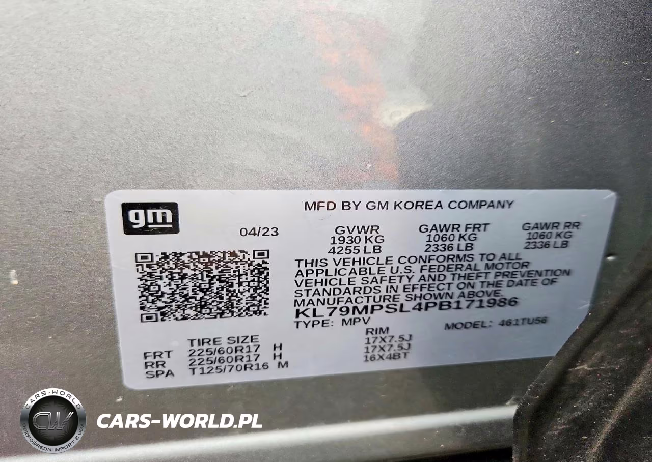 2023 Chevrolet Trailblazer Lt VIN:KL79MPSL4PB171986 - 12