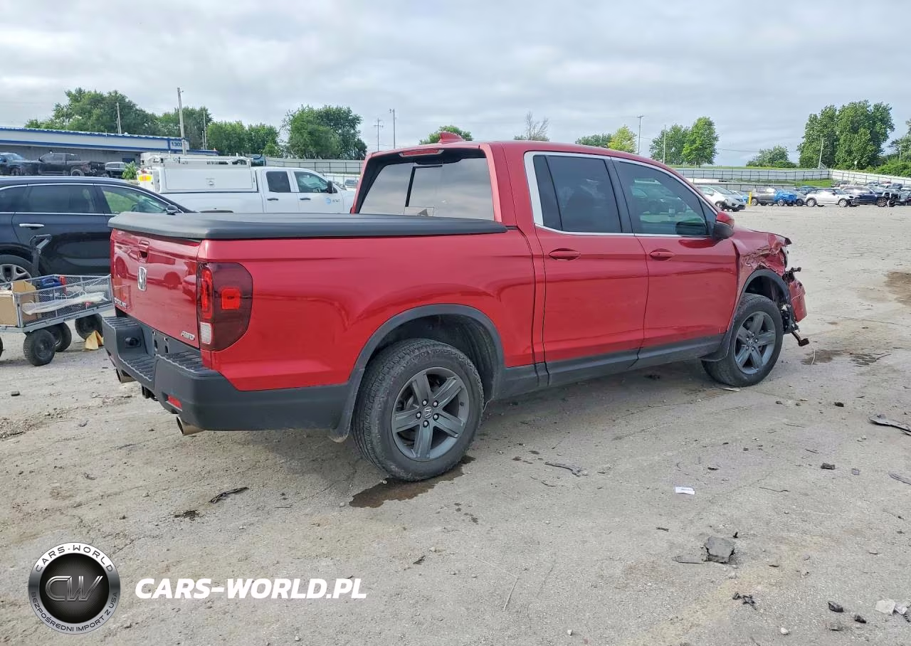 2022 Honda Ridgeline Rtl VIN:5FPYK3F59NB035105 - 3