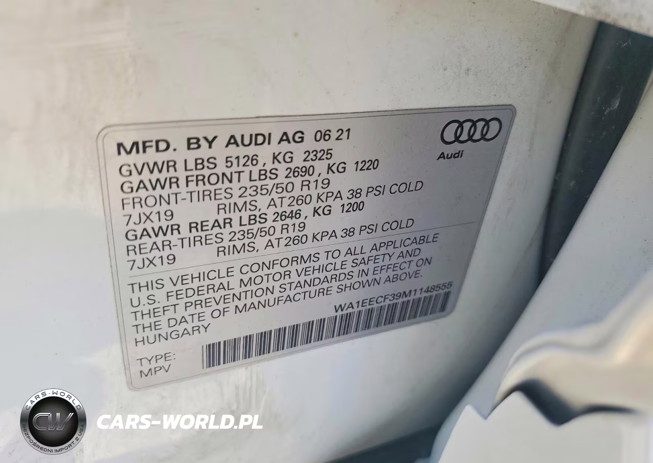 2021 Audi Q3 Premium Plus S Line 45 VIN:WA1EECF39M1148555 - 13
