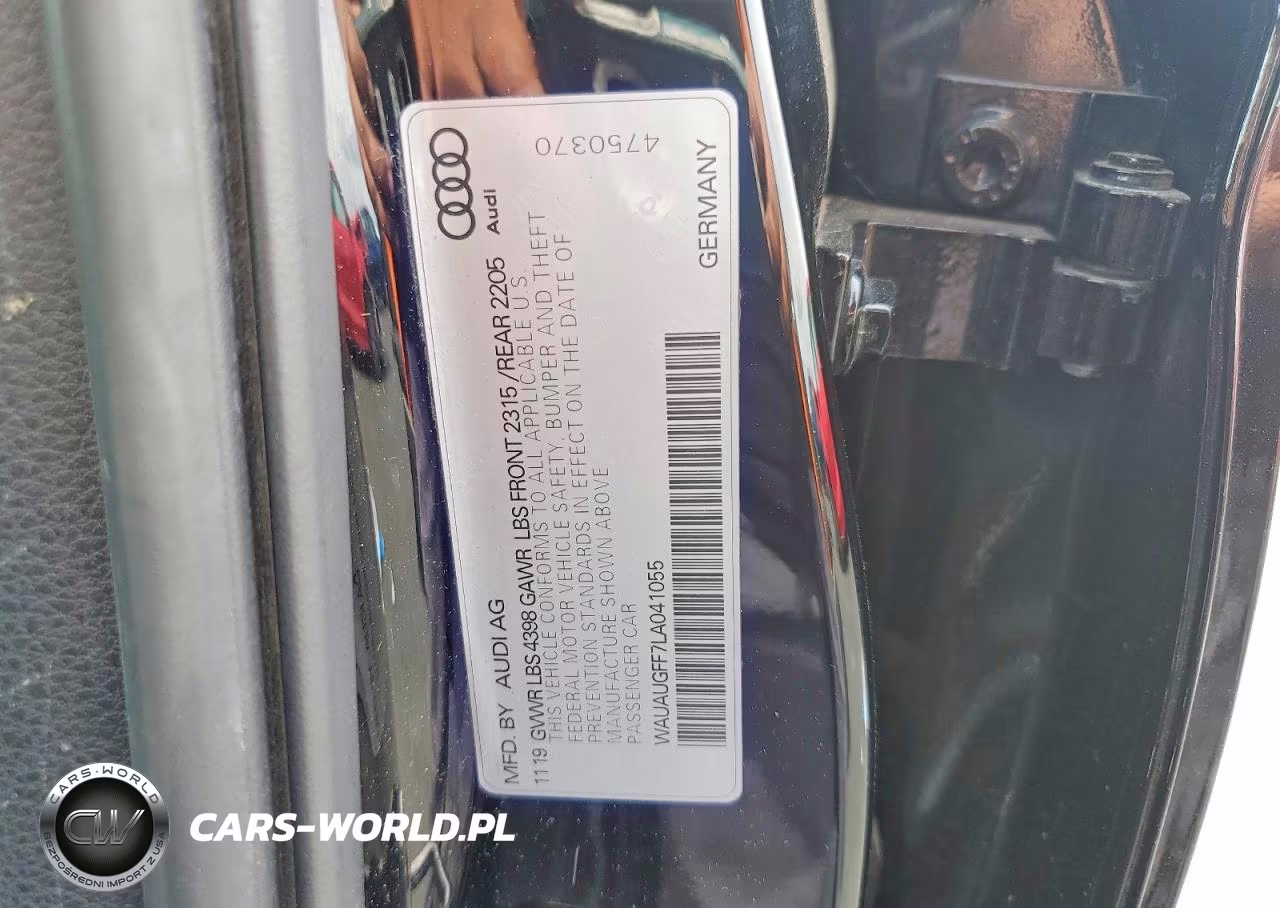 2020 Audi A3 Premium VIN:WAUAUGFF7LA041055 - 12