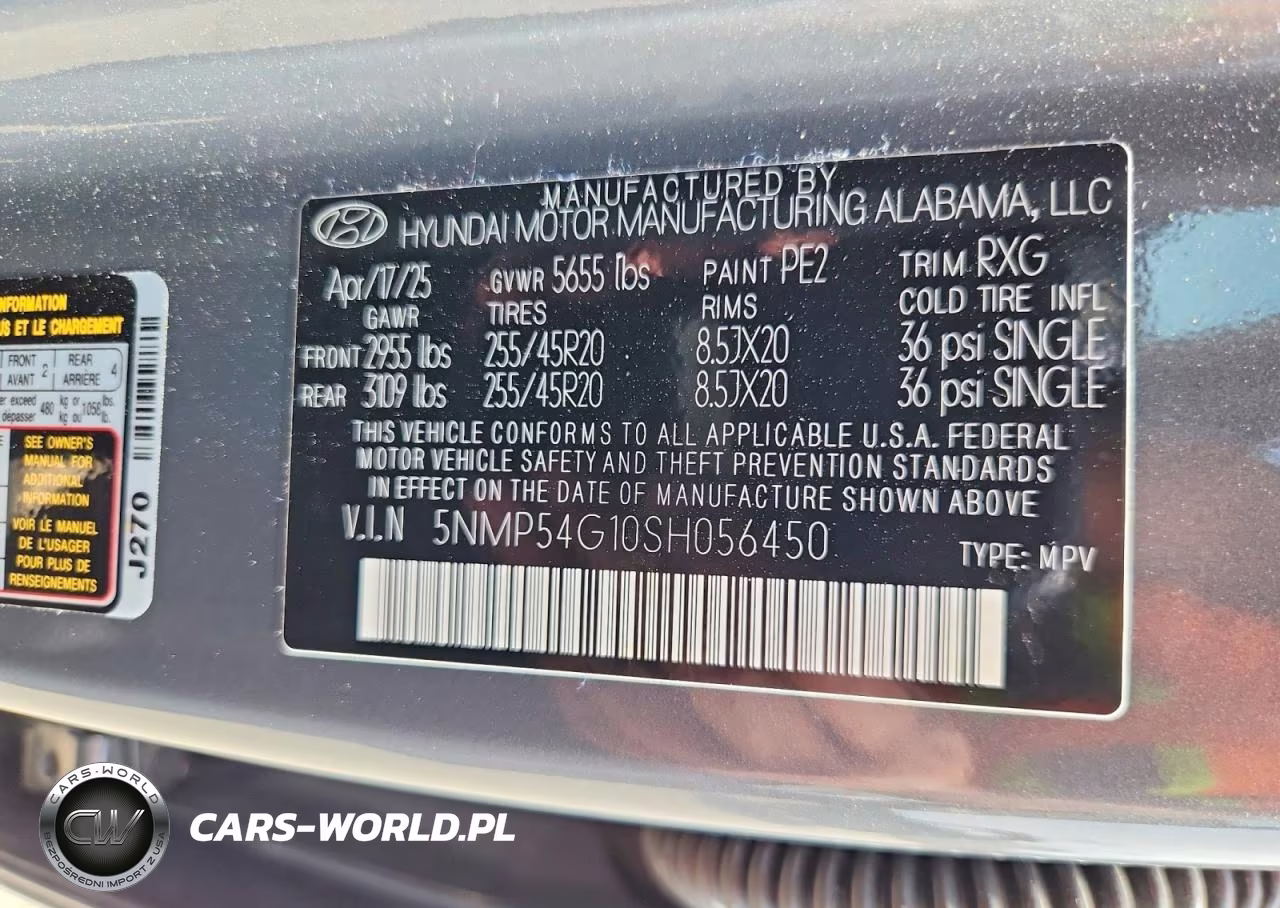 2025 Hyundai Santa Fe Calligraphy VIN:5NMP54G10SH056450 - 13