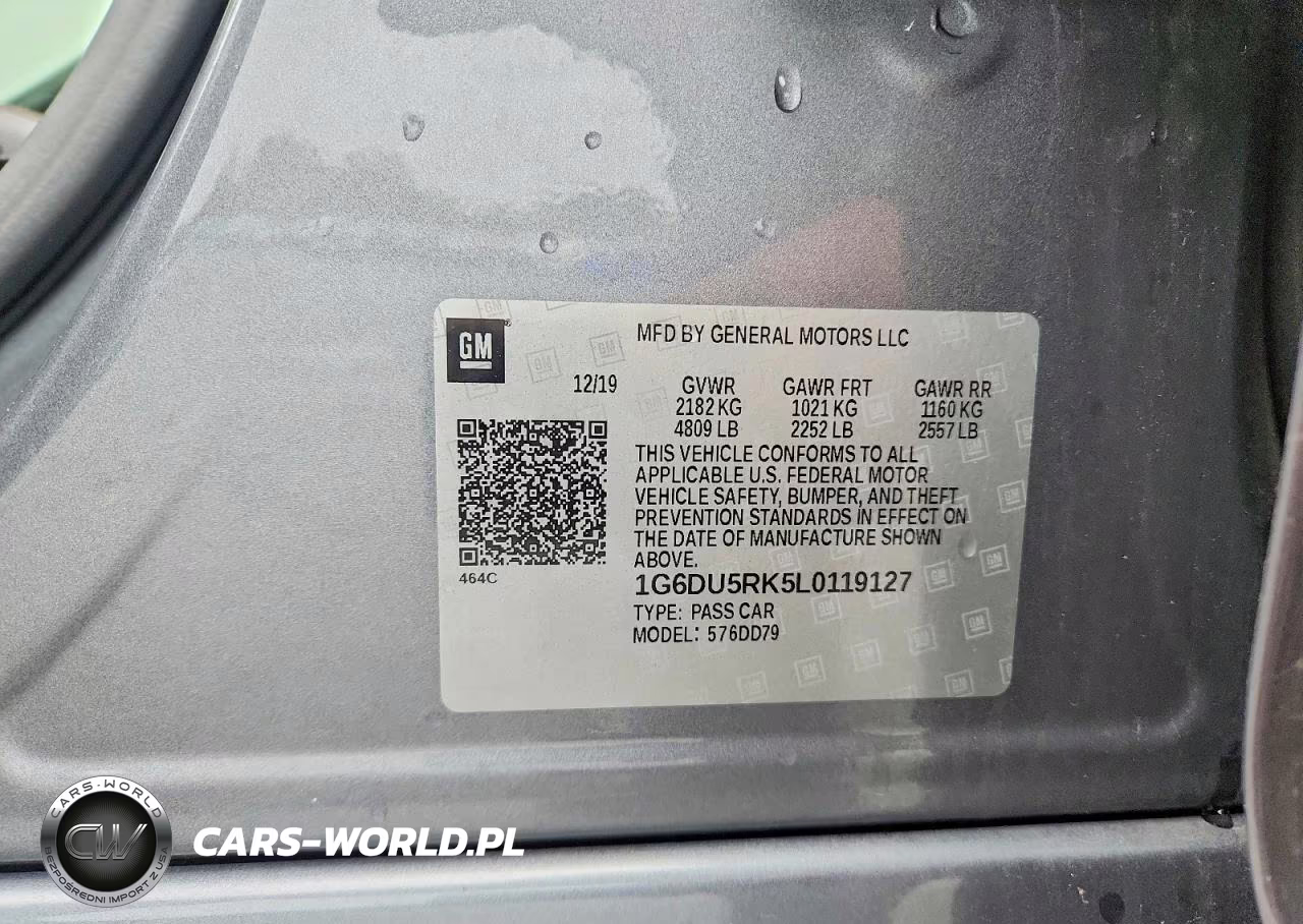 2020 Cadillac Ct5 Sport VIN:1G6DU5RK5L0119127 - 12