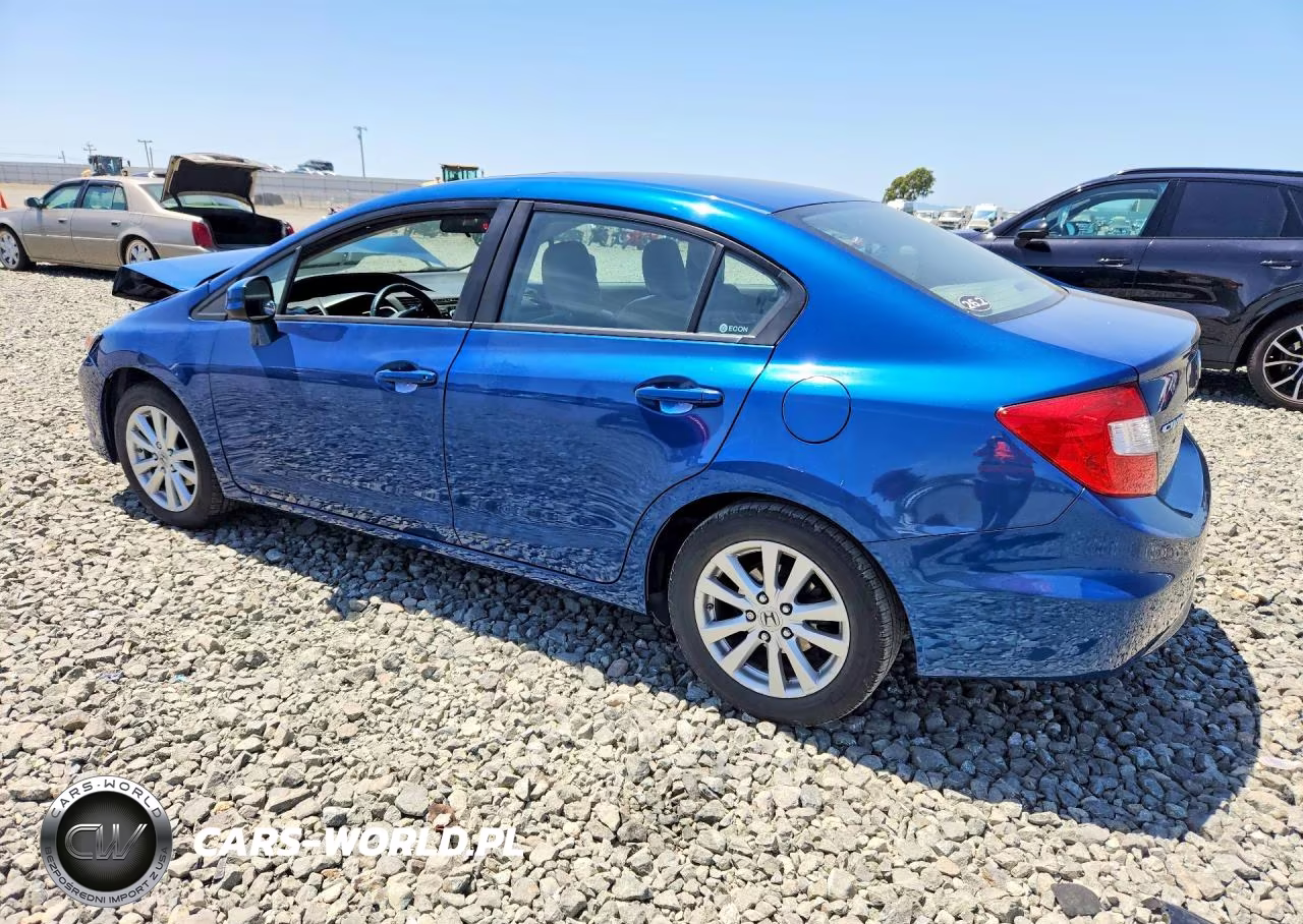 2012 Honda Civic Exl VIN:19XFB2F92CE338923 - 2