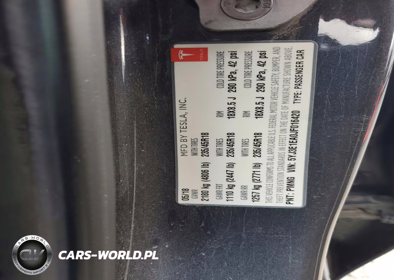 2018 Tesla Model 3 VIN:5YJ3E1EA0JF016420 - 13