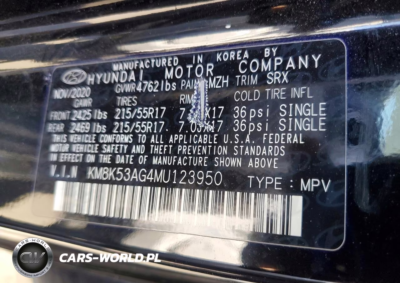 2021 Hyundai Kona Ultimate VIN:KM8K53AG4MU123950 - 14
