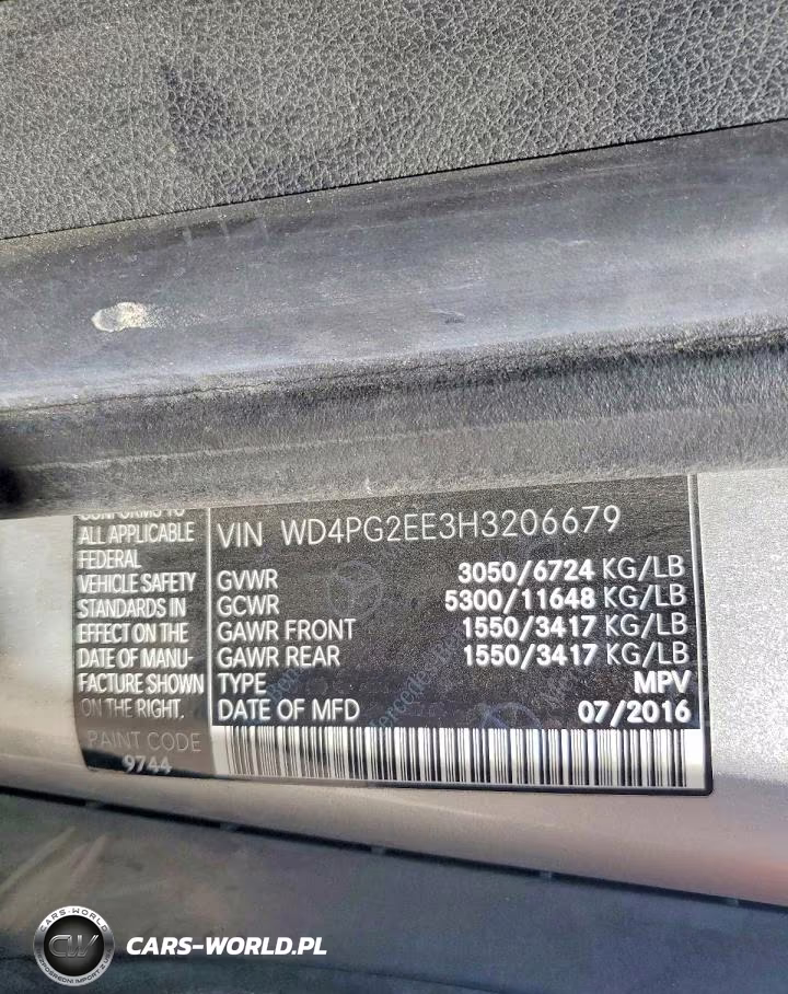 2017 Mercedes-Benz Metris VIN:WD4PG2EE3H3206679 - 14